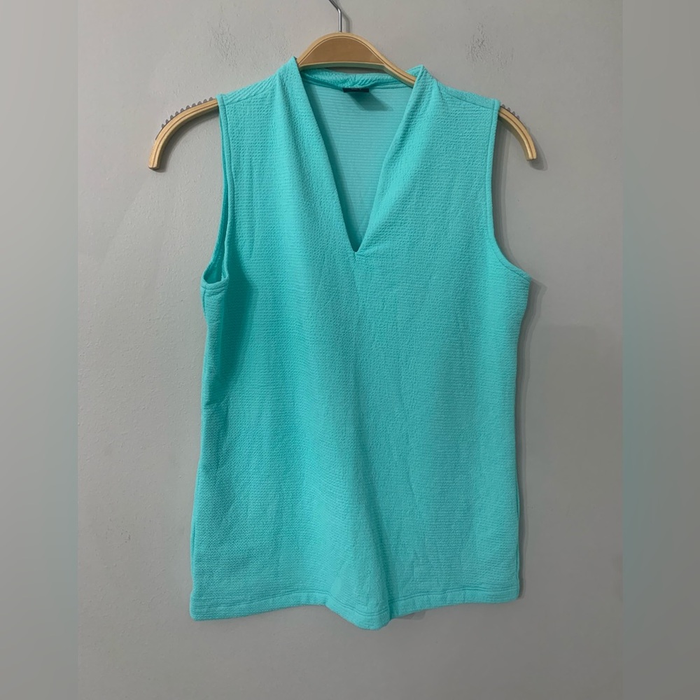 LIKE NEW PEACHY TAN TEAL TENNIS SET SIZE: S